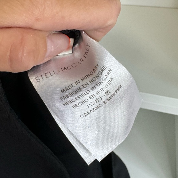 STELLA MCCARTNEY Black Pants Tapered Ankle Size 38  US 4 Pre loved Excellent - Picture 11 of 13